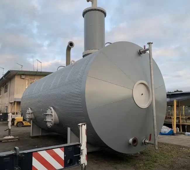 large cylindrical tank